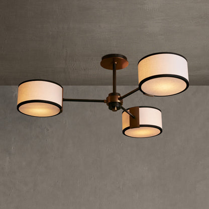 Daphne Fabric Flush Mount