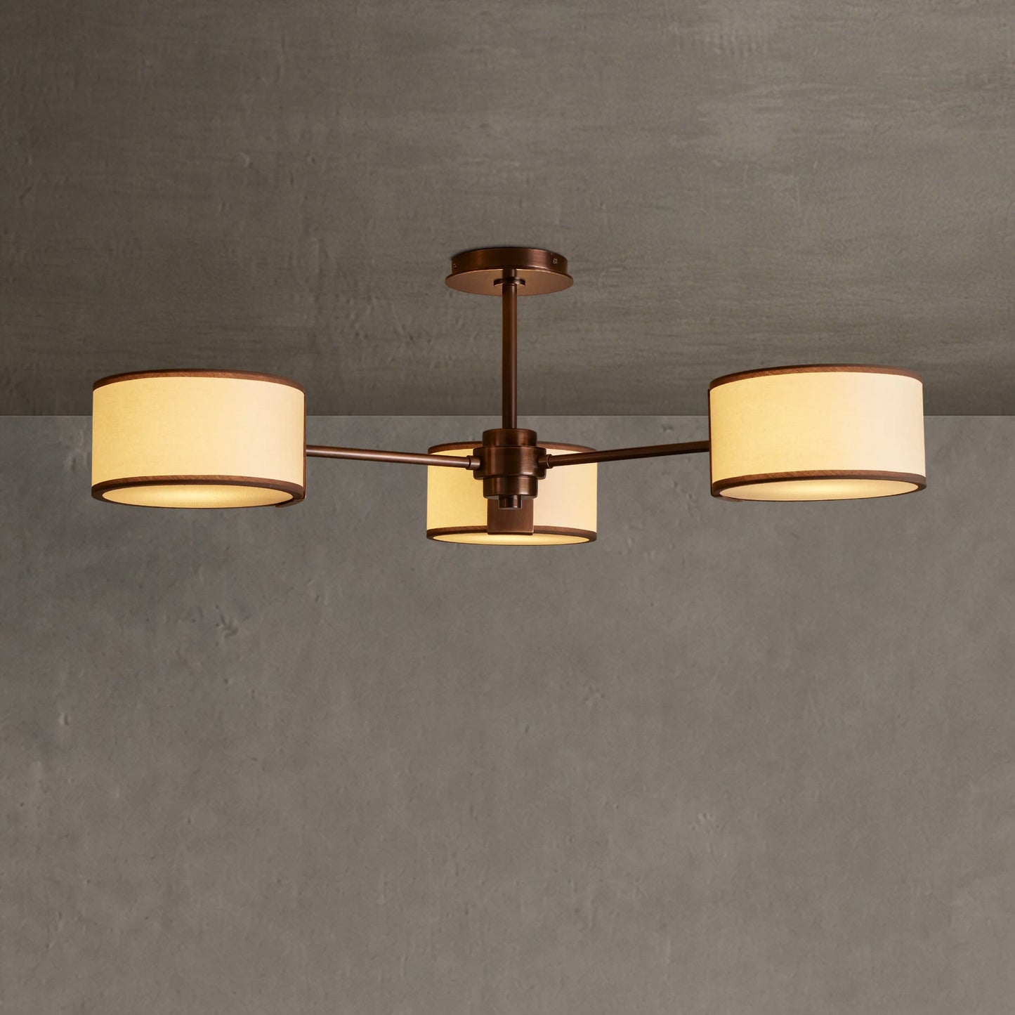 Daphne Fabric Flush Mount