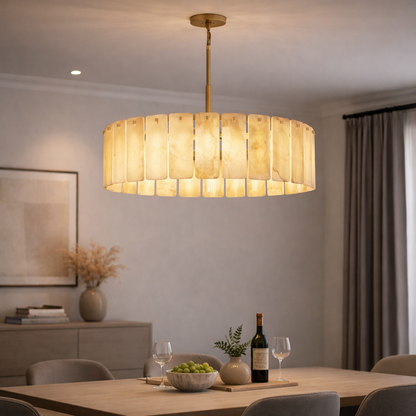 Calametta Onyx Round Chandelier