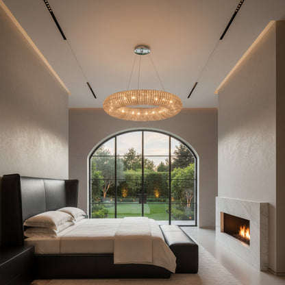 Halo Round Led Chandelier