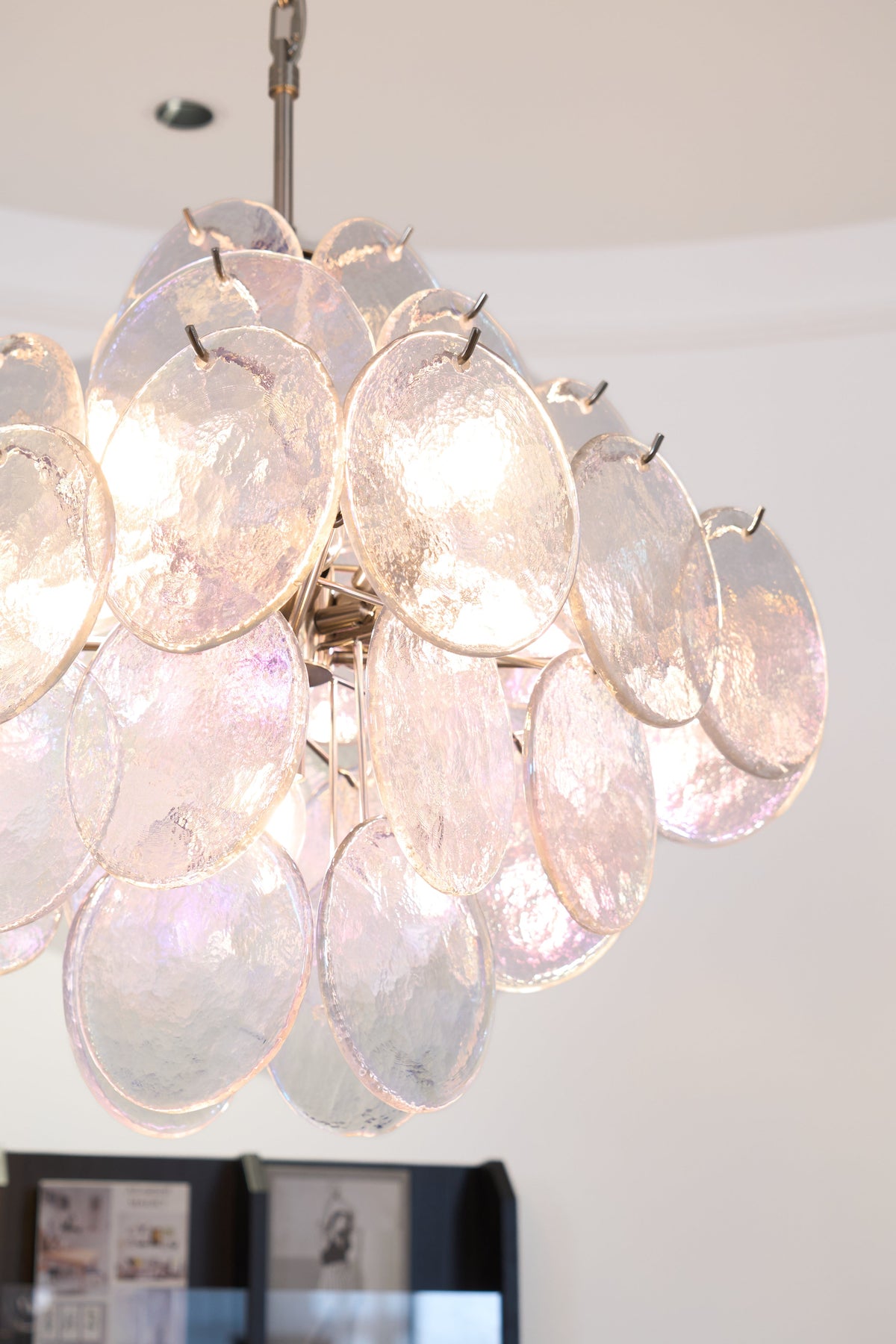 Aurelia Lridescent Art Chandelier - view 10 | morylighting