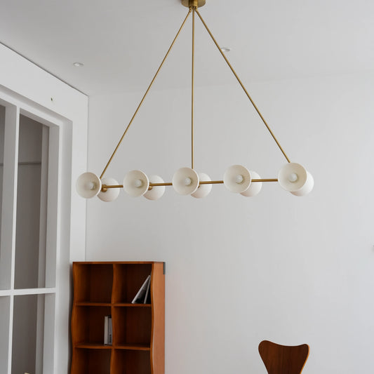 Modern Ceramic Globe Chandelier