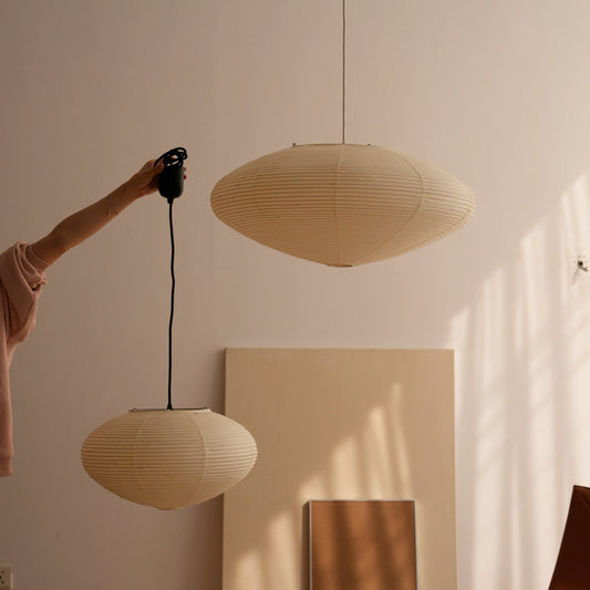 Modern Japanese Paper Pendant Light