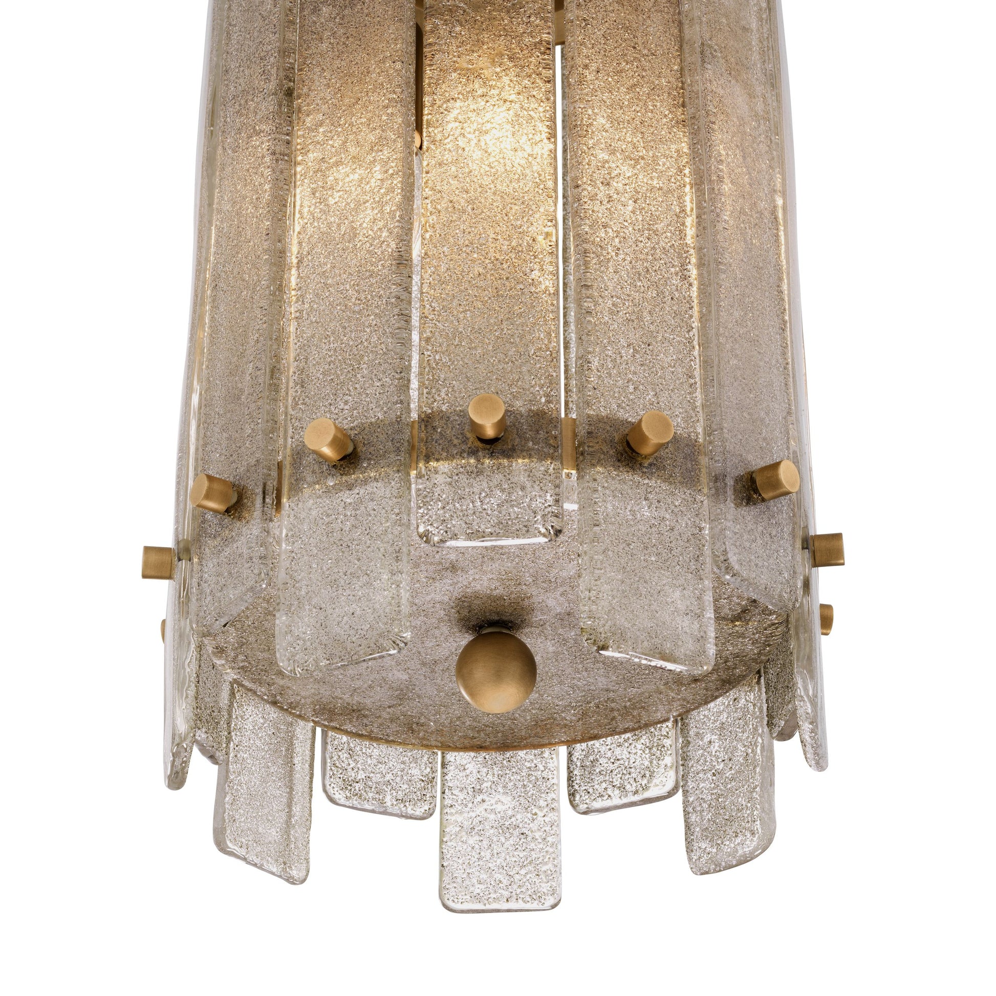 Morylighting Veridian Column Brass Pendant Light - Background Shot