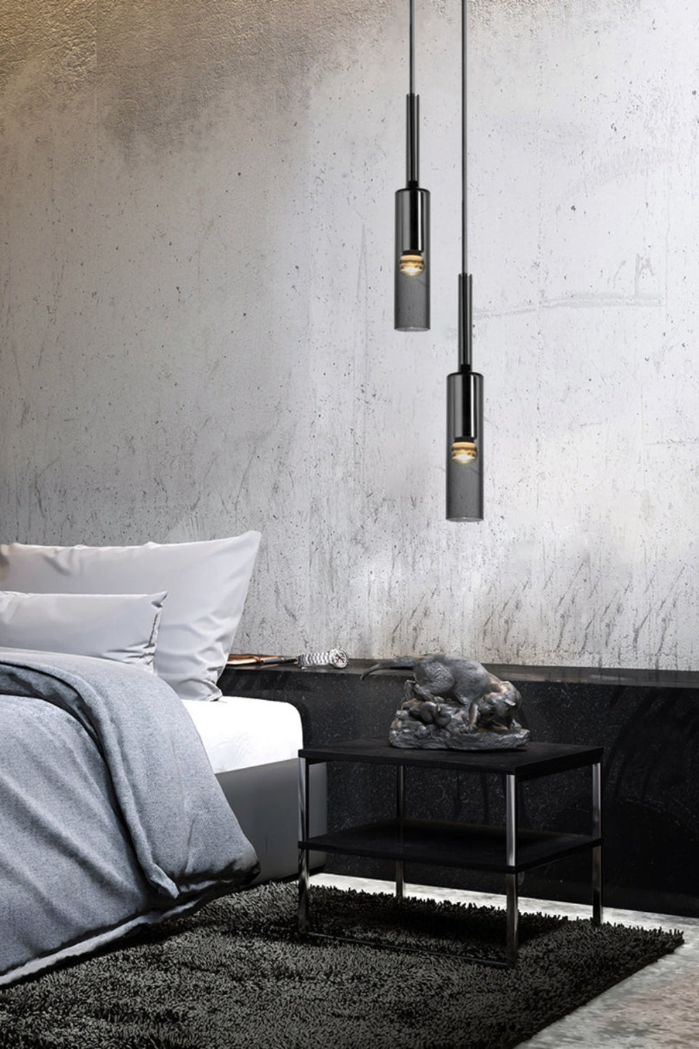 Dariel-Long Hanging Light - morylighting