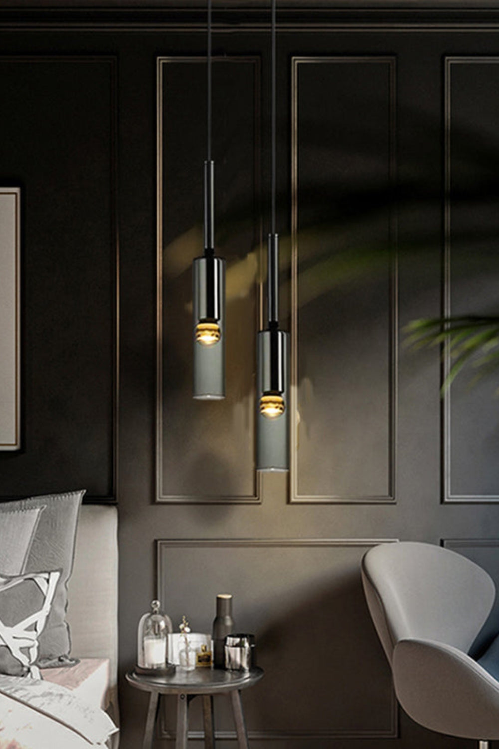 Dariel-Long Hanging Light - morylighting