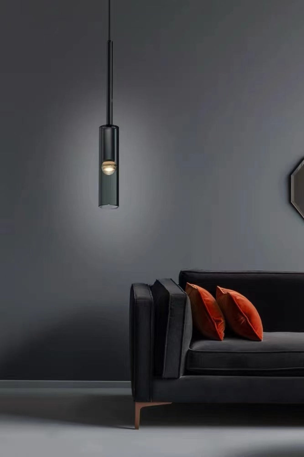 Dariel-Long Hanging Light - morylighting