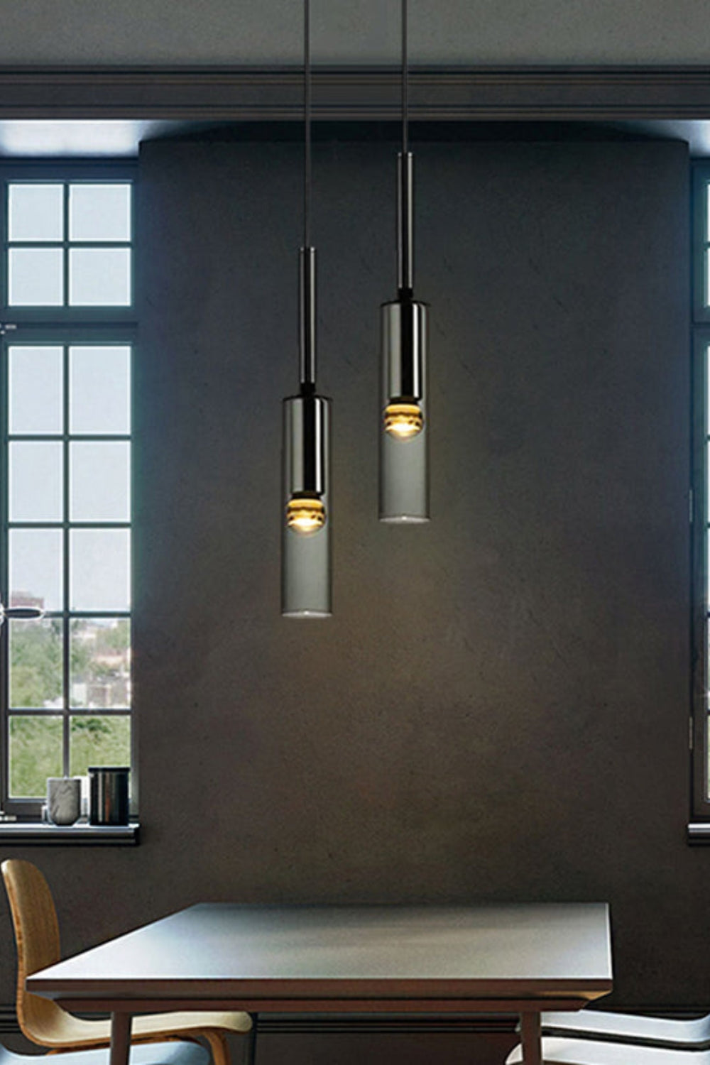 Dariel-Long Hanging Light - morylighting