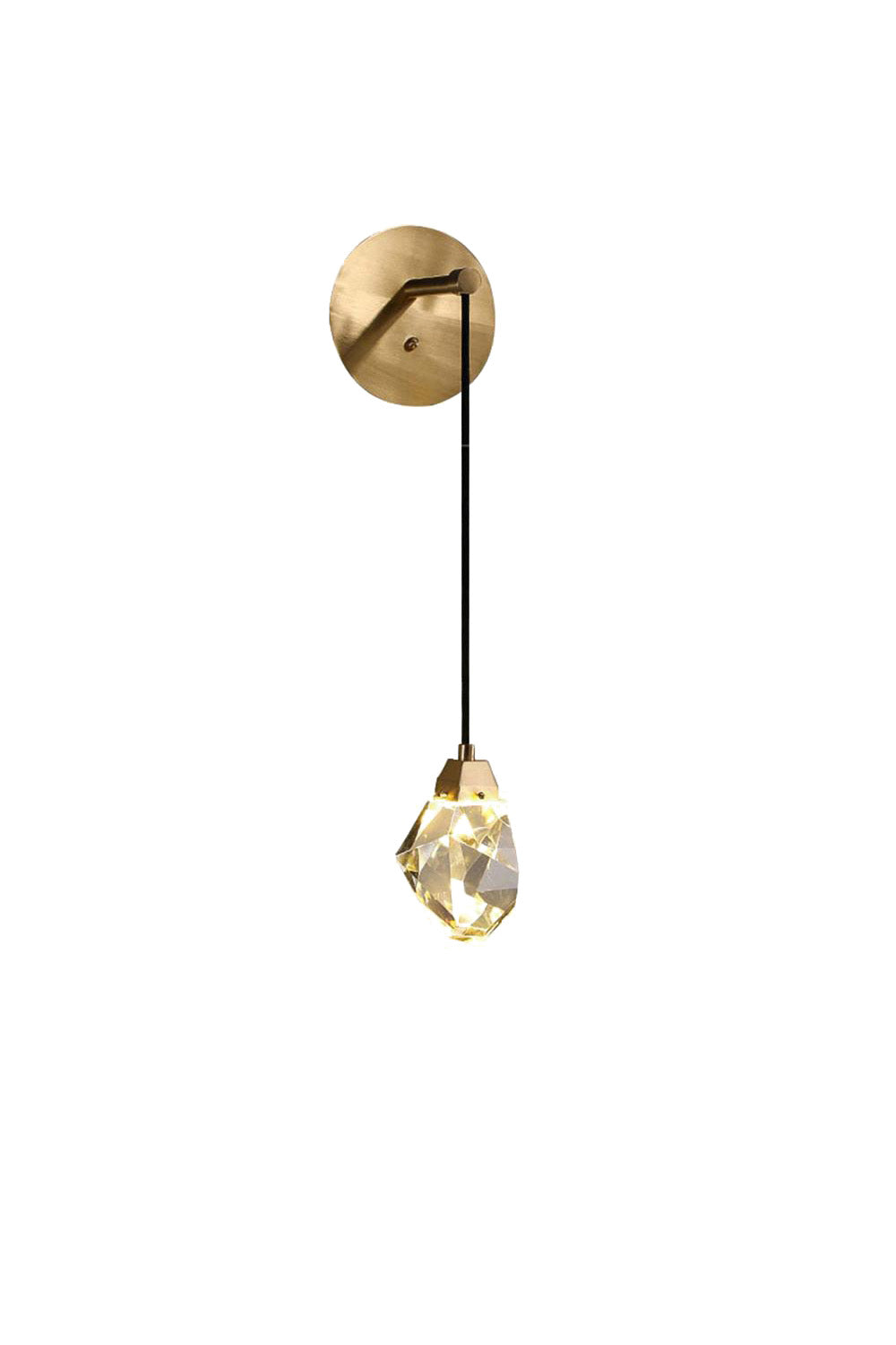 Diamond Crystal Glass Wall Light - morylighting