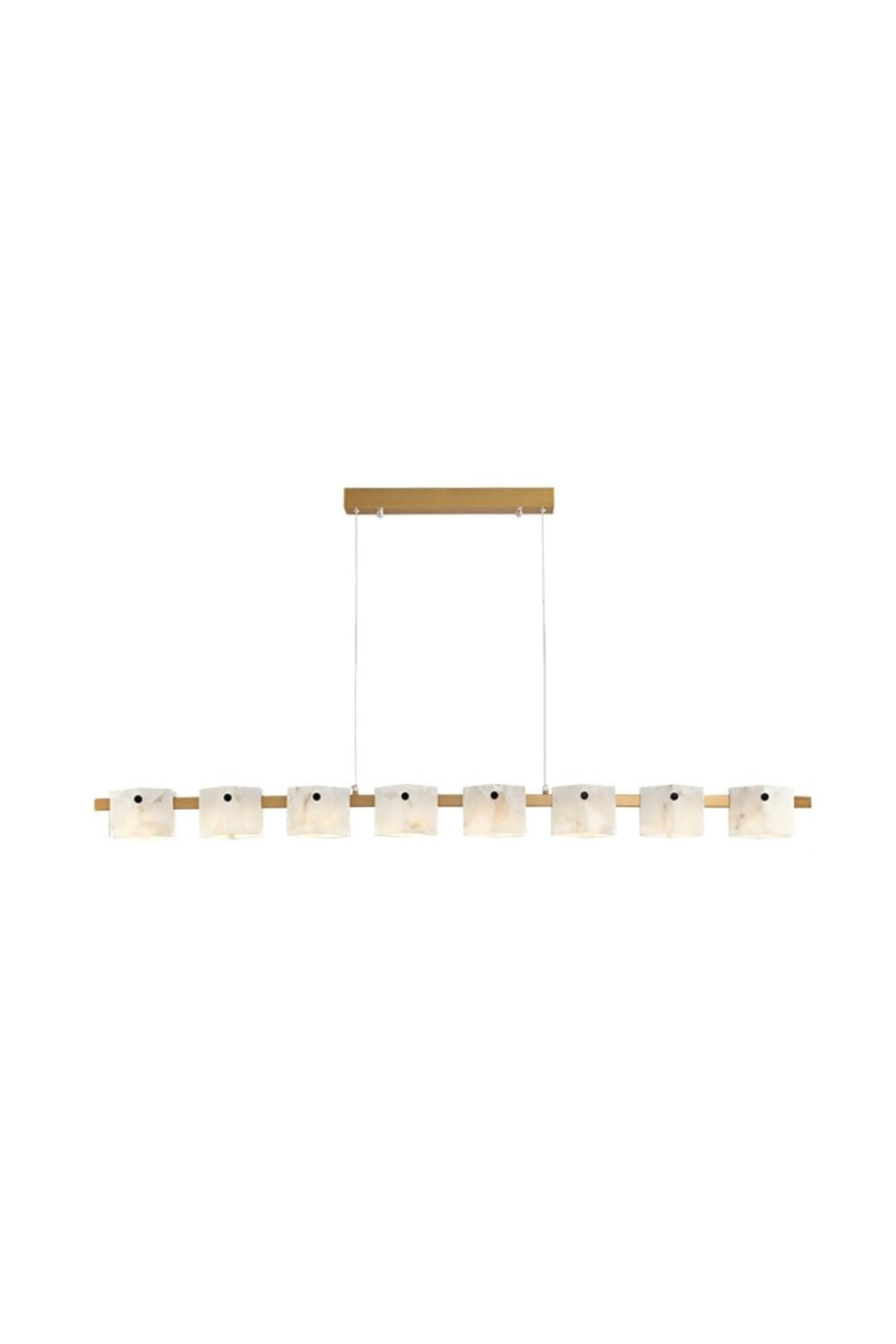 Diamond Shaped Alabaster Ring Chandelier - view 14 | morylighting