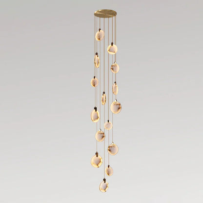 Moonshade Natural Marble Pendant Light Fixture