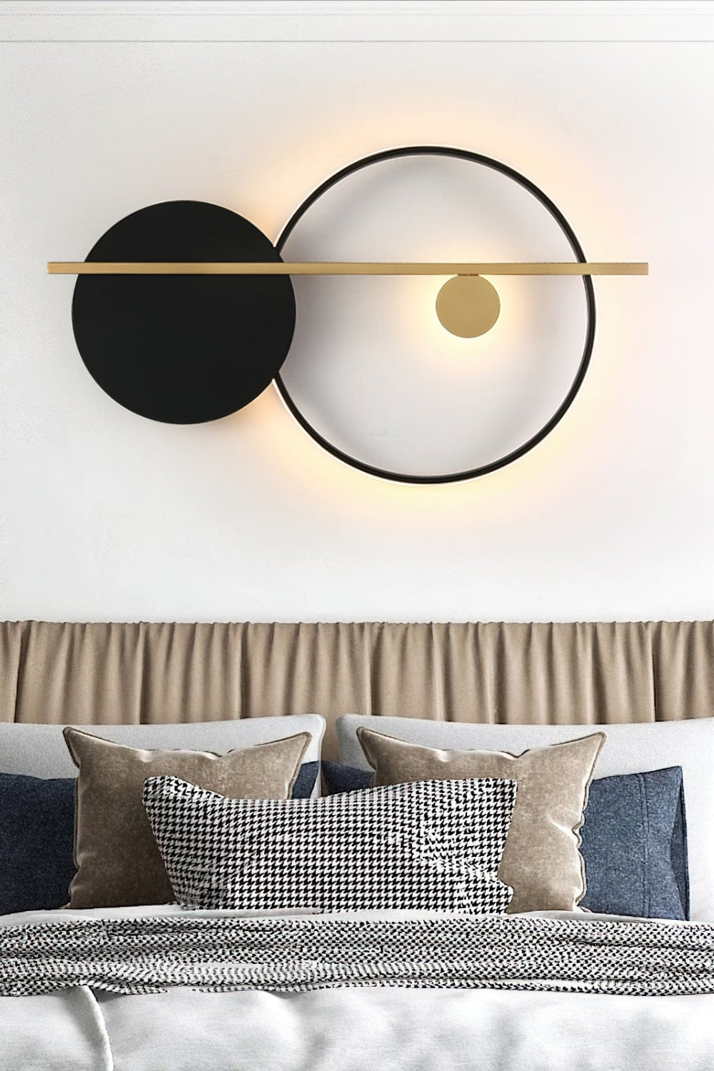 Double Circle Wall Light - view 2 | morylighting