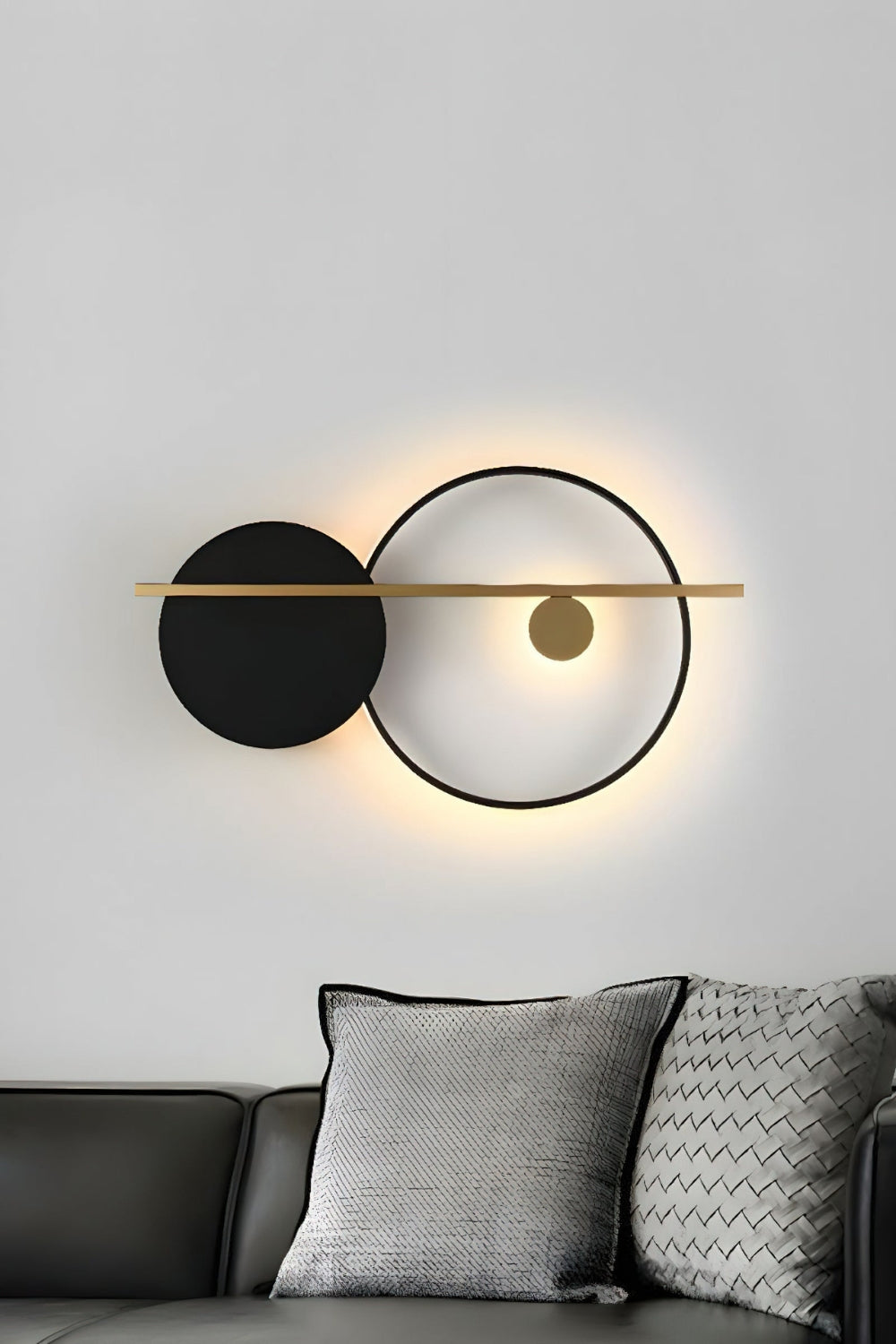 Double Circle Wall Light - view 6 | morylighting