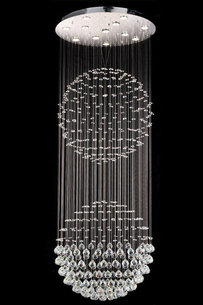 Double Ball Crystal Chandelier - morylighting