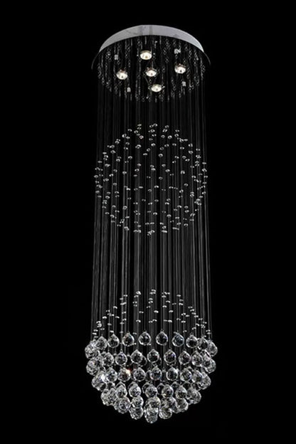 Double Ball Crystal Chandelier - morylighting