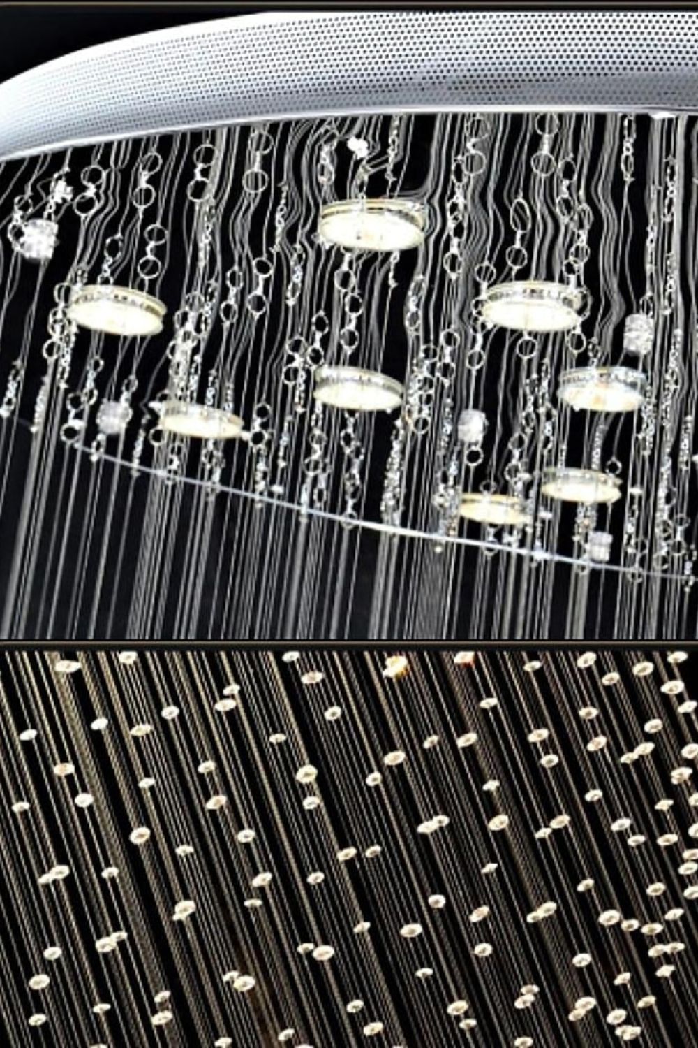 Double Ball Crystal Chandelier - morylighting