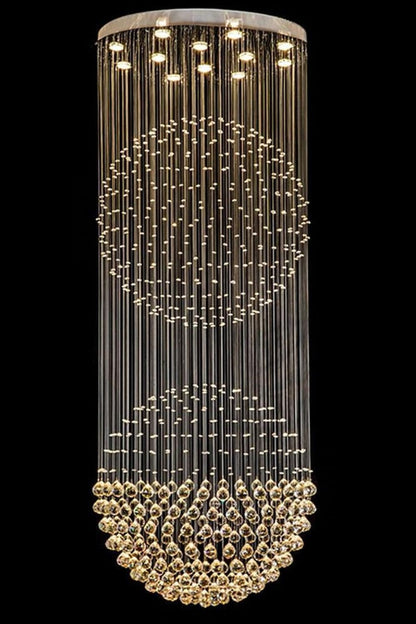 Double Ball Crystal Chandelier - morylighting