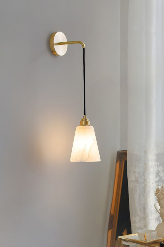 Droplet Alabaster Wall Lamp - view 2 | morylighting