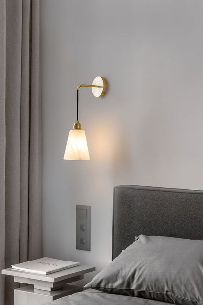Droplet Alabaster Wall Lamp - view 4 | morylighting