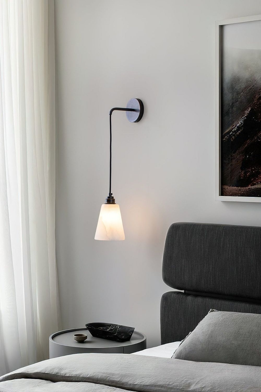 Droplet Alabaster Wall Lamp - view 5 | morylighting