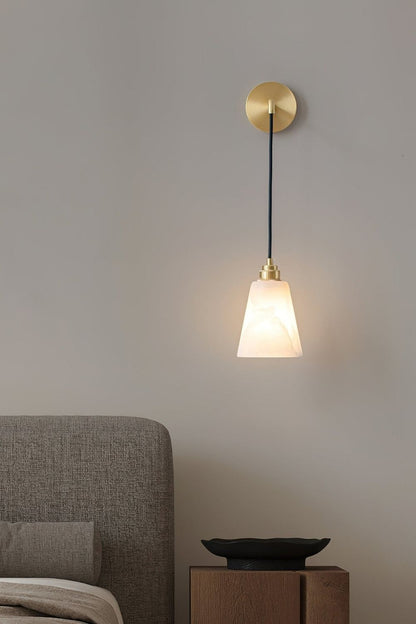 Droplet Alabaster Wall Lamp - view 6 | morylighting