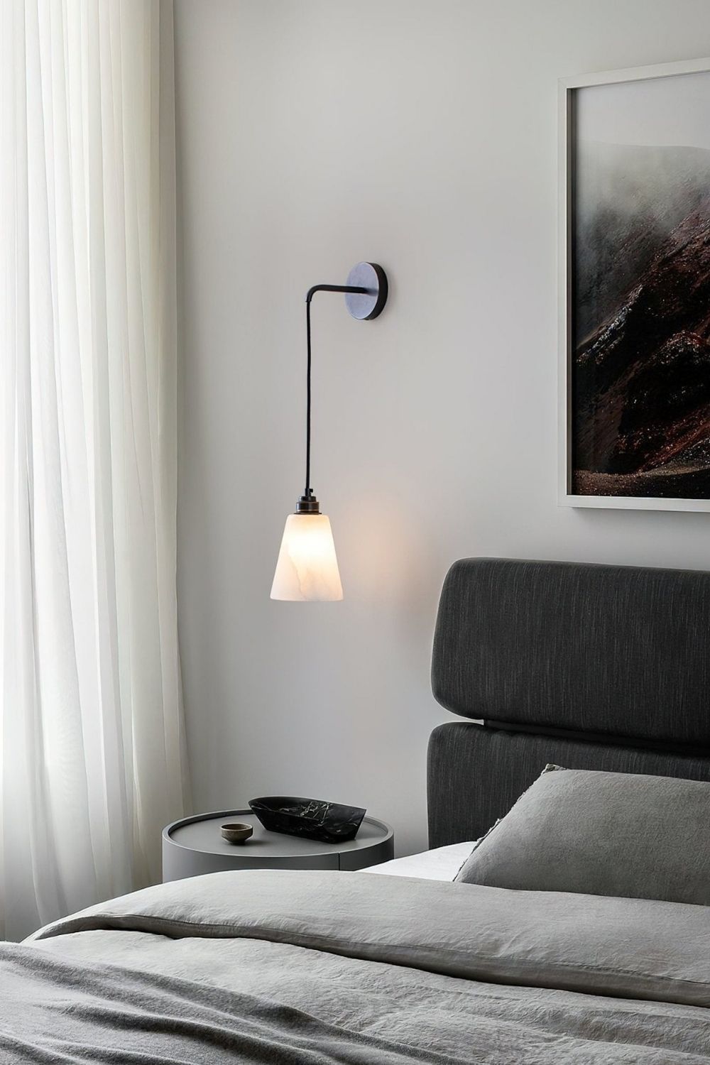 Droplet Alabaster Wall Lamp - view 7 | morylighting