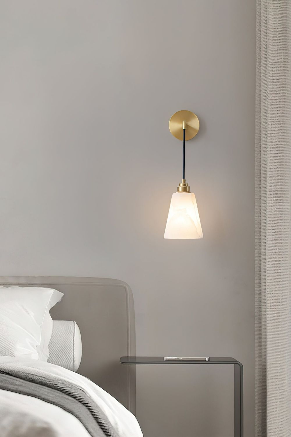 Droplet Alabaster Wall Lamp - view 9 | morylighting