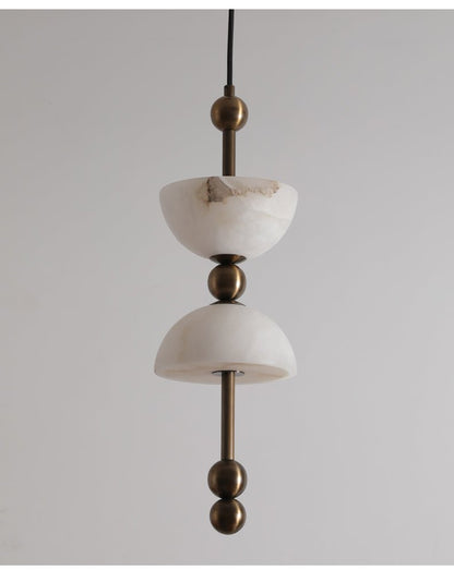 Duo Alabaster Pendant Lamp