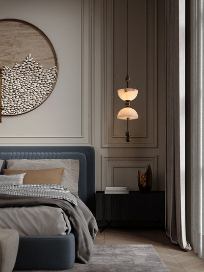 Duo Alabaster Pendant Lamp