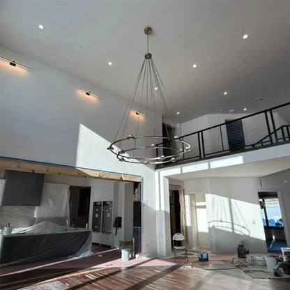 Ecletant Two-Tier Round Chandelier