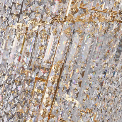 Morylighting Grand Lumina Round Crystal Chandelier - Background Shot