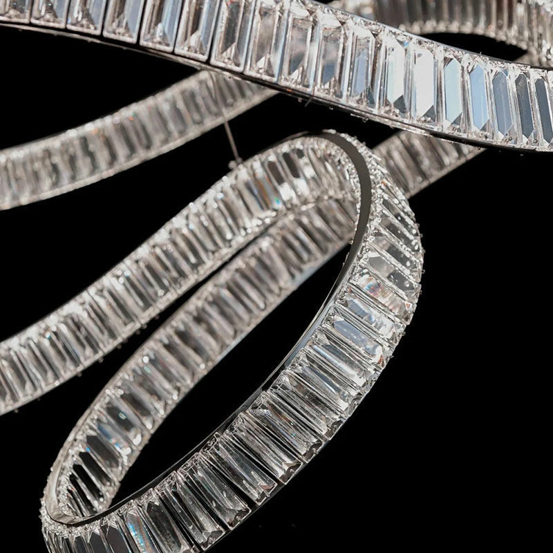 Morylighting Radiant Ring Crystal Chandelier - Background Shot