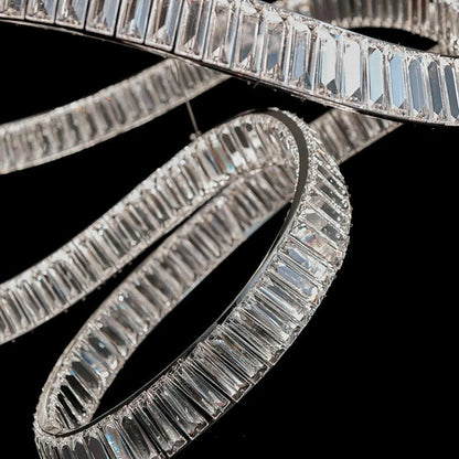 Morylighting Radiant Ring Crystal Chandelier - Background Shot