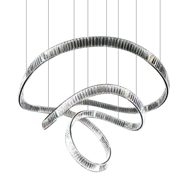 Morylighting Radiant Ring Crystal Chandelier - Background Shot
