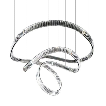 Morylighting Radiant Ring Crystal Chandelier - Background Shot