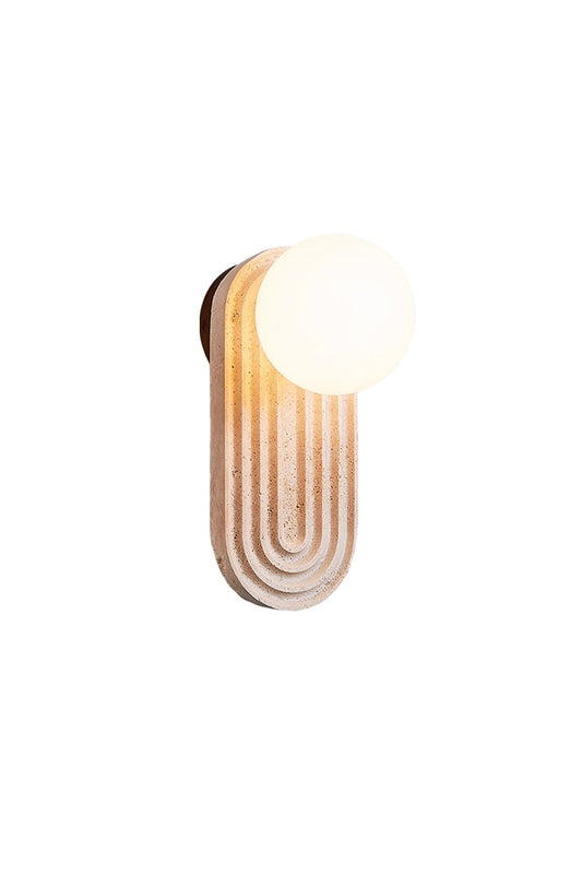 Elegant Travertine Wall Light | morylighting