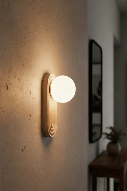Elegant Travertine Wall Light - view 11 | morylighting