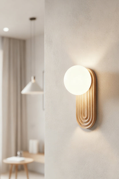 Elegant Travertine Wall Light - view 10 | morylighting