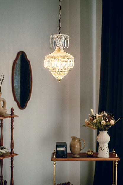 Empire Crystal Pendant Lamp - view 2 | morylighting
