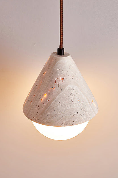 Etruscan Travertine Dome Light - view 14 | morylighting