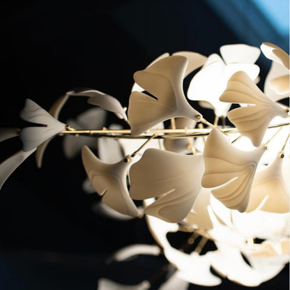 Morylighting Grand Ceramic Bloom Branch Chandelier - Background Shot