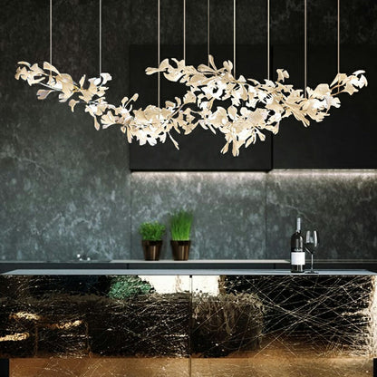 Morylighting Grand Ceramic Bloom Branch Chandelier - grand American foyer with two-story ceiling