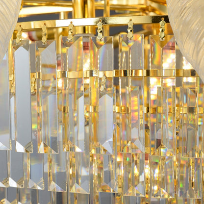 Morylighting Grand Plume Crystal Foyer Chandelier - Background Shot