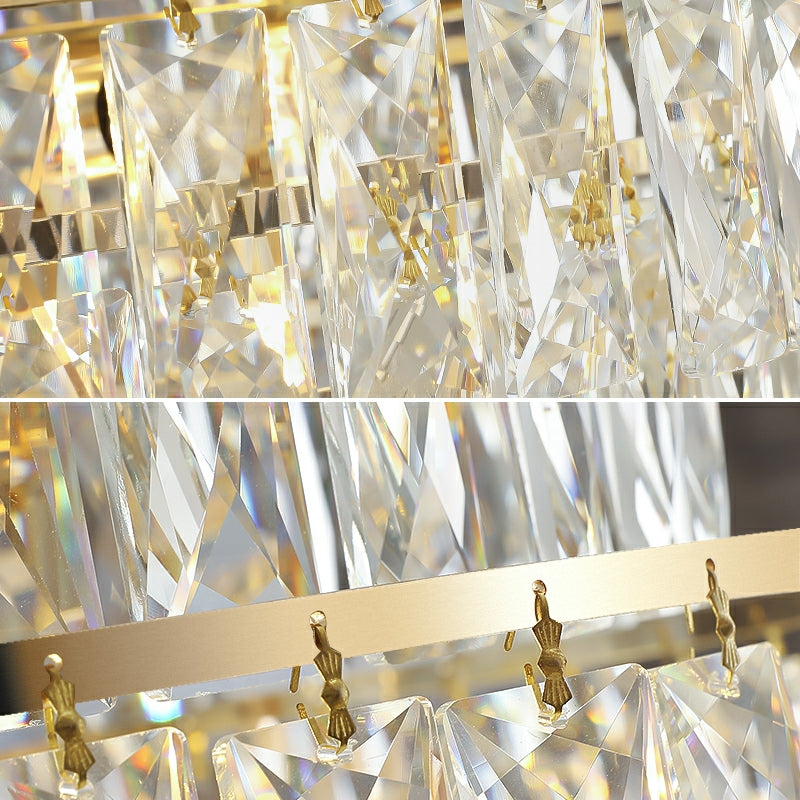 Morylighting Grand Radiance Round Crystal Chandelier - Background Shot