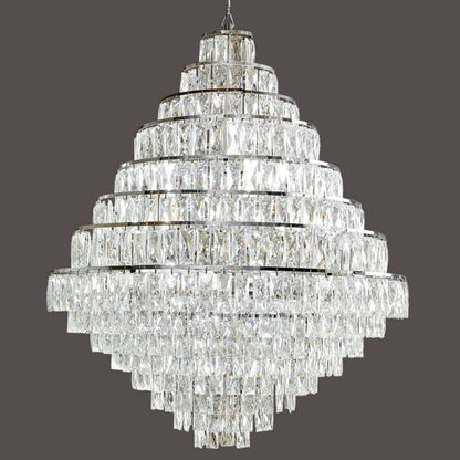 Morylighting Grand Radiance Round Crystal Chandelier - Background Shot