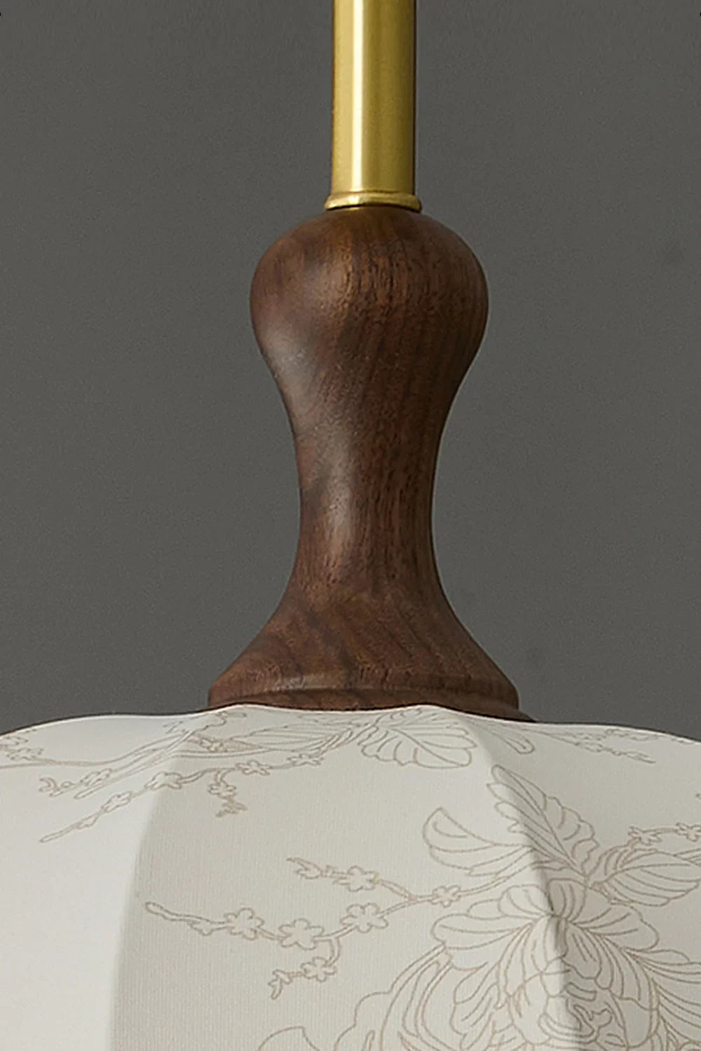 Fabric Brass Pendant Lamp - view 11 | morylighting