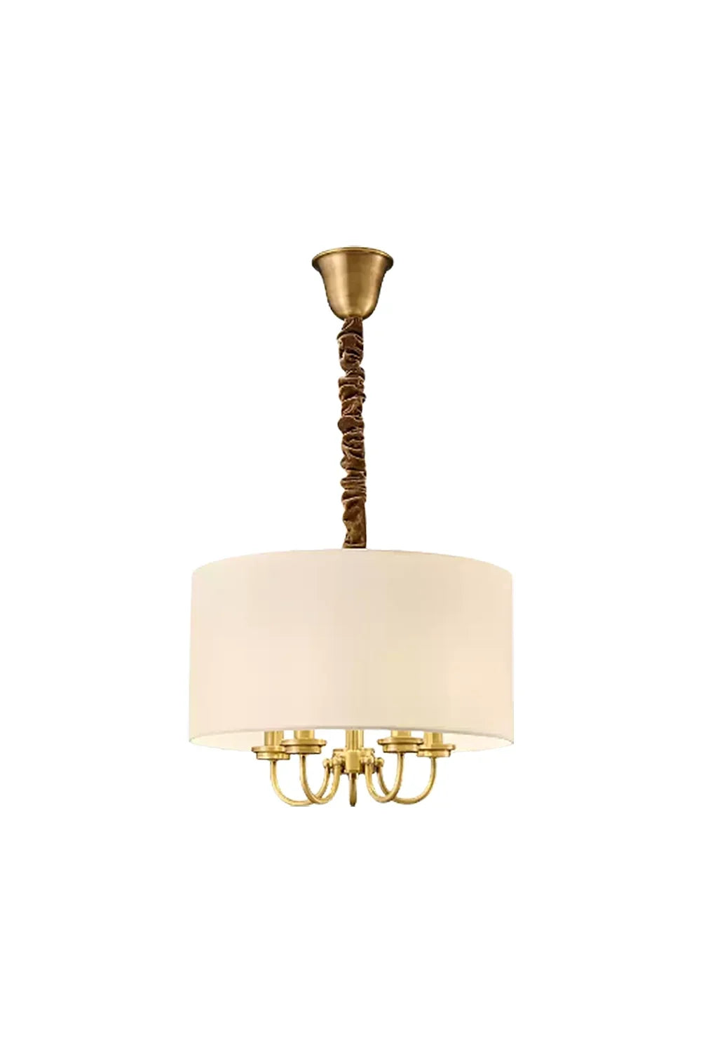 Fabric Cylindrical Pendant Lamp - view 11 | morylighting
