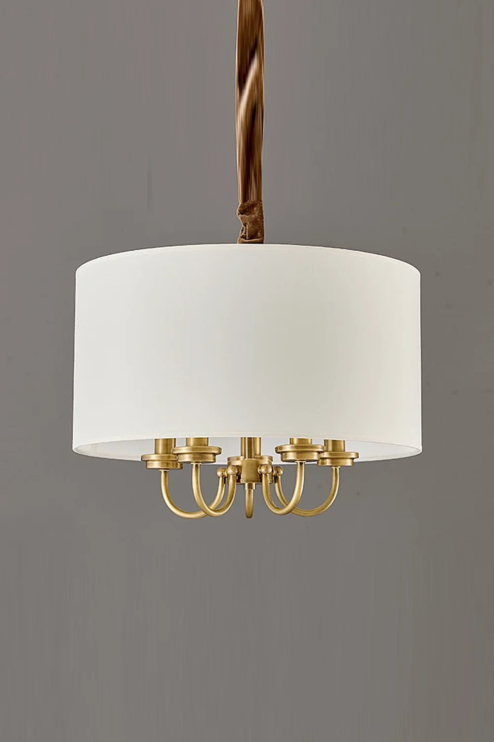 Fabric Cylindrical Pendant Lamp - view 8 | morylighting