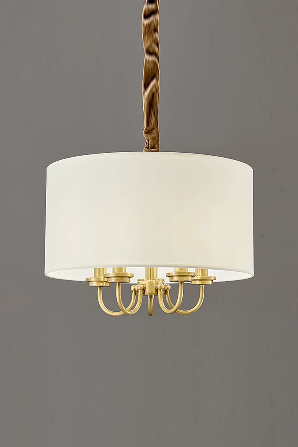 Fabric Cylindrical Pendant Lamp - view 7 | morylighting