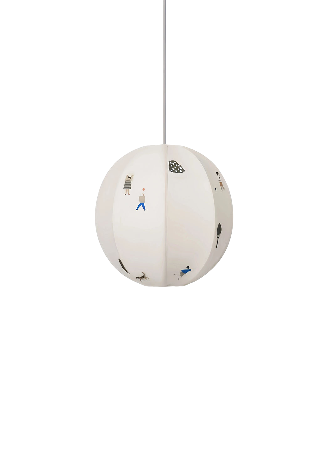 Fabric Embroidery Round Pendant Lamp | morylighting